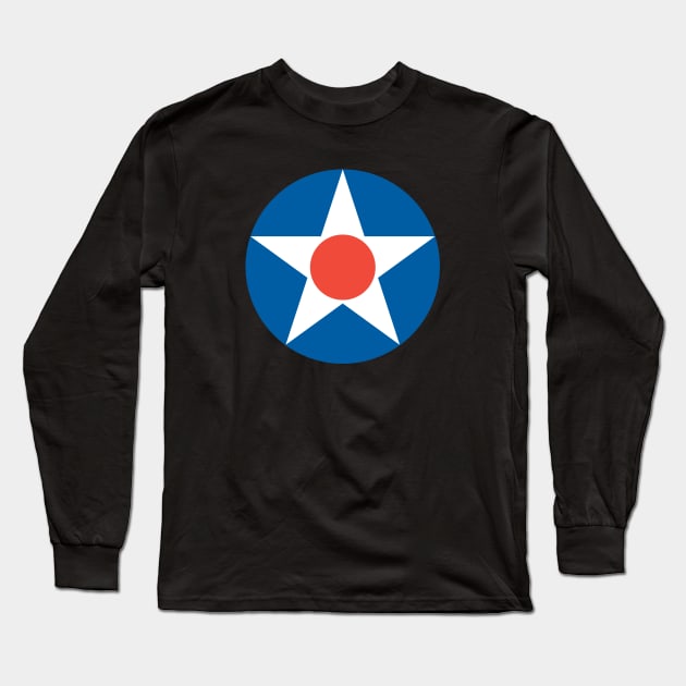 Mod.17 US Army Air Forces USAAF Long Sleeve T-Shirt by parashop